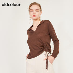 oldcolour秋季时尚百搭毛织套头衫女N11052162