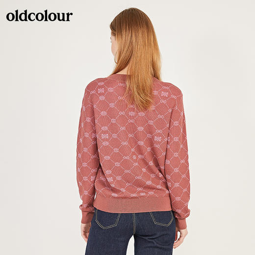 oldcolour秋季宽松百搭毛针织衫女N11052107 商品图1