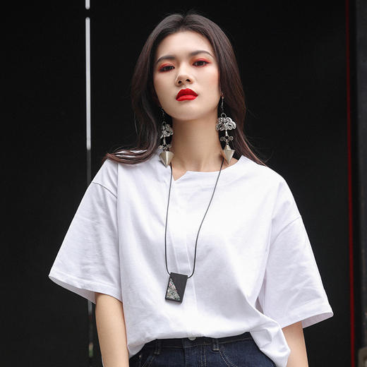 簪星曳月苗银耳环| 手工制作 | 现货
 商品图3