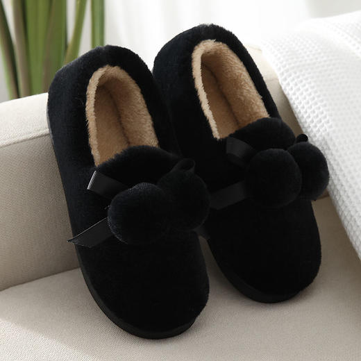 秋冬豆豆鞋 女秋冬季 保暖厚底 时尚 舒适 家用外穿两不误！tx02 商品图2