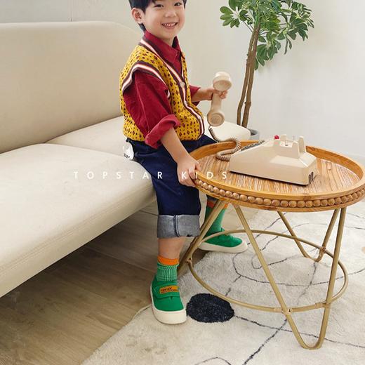韩国儿童帆布鞋 （1115）好看得马卡龙色系，总能让妈妈们把持不住！ 简约魔术贴 轻松穿脱,记忆鞋垫,加倍柔软舒适！走路好舒服~ 商品图13