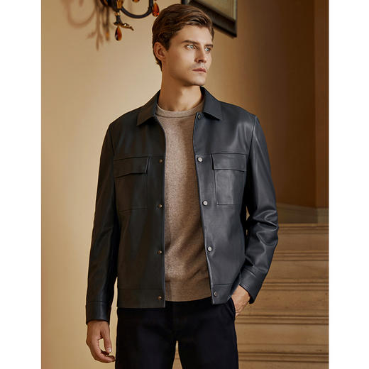 YvesFigarau伊夫·费嘉罗923818羊皮革皮衣 商品图3