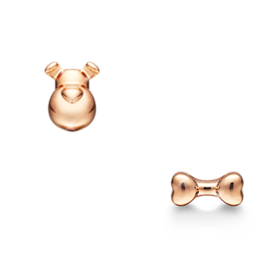 ROSEONLY 玫瑰珠宝-玫瑰公仔 领结狗-9K玫瑰金