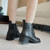 lfgj jeans BP105  牛皮英伦马丁靴大头女短靴新款秋冬百搭女靴 商品缩略图4
