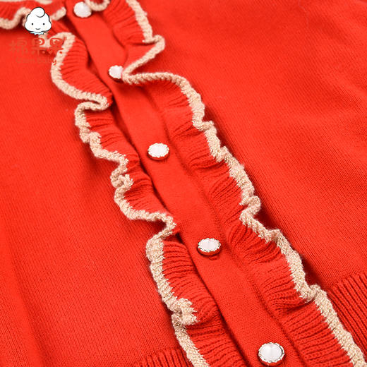 棉果果冬季女童对开毛衣M422161521729 商品图3