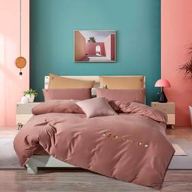 太湖雪趣味刺绣磨毛四件套