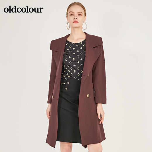 oldcolour秋季百搭风衣外套女N11047115 商品图3