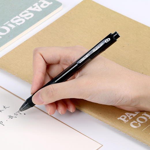 得力S06中性笔0.5mm弹簧头(黑)(支) 商品图4
