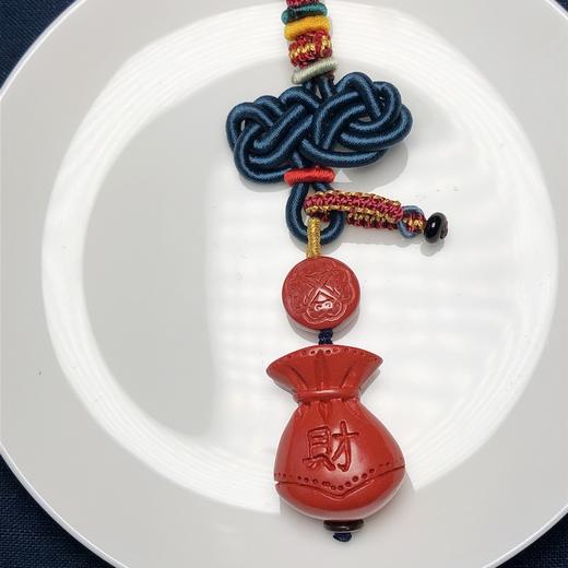 中国风红砂钱袋包挂/钥匙坠多用款 饰品美物 商品图5