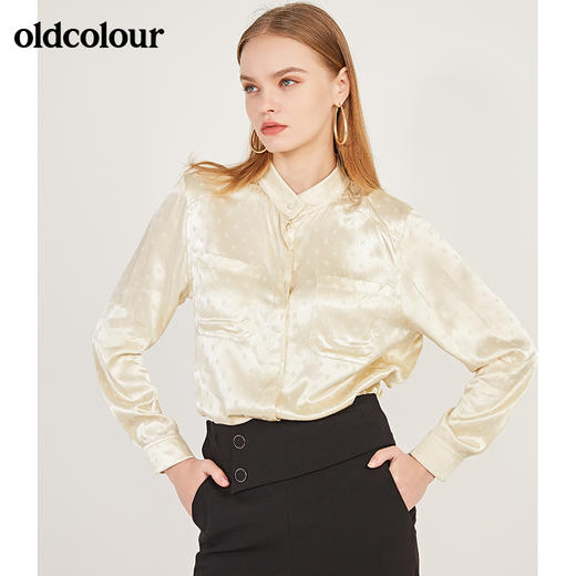 oldcolour秋季气质百搭长袖衬衫女N11013167 商品图0