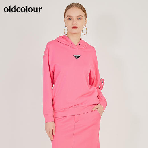 oldcolour秋季时尚百搭运动长袖T恤女N11023110 商品图4