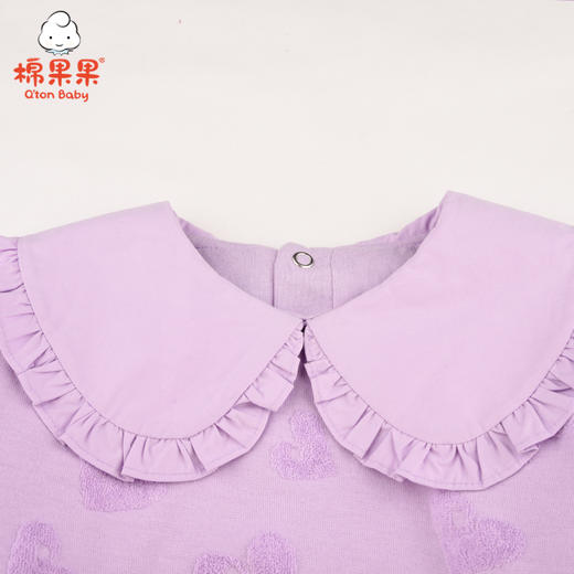 棉果果冬季女童提花夹棉卫衣M422180821725 商品图3