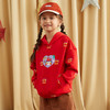 METTE童装2020秋冬新品中大童连帽卫衣时尚印花加绒保暖外套女宝 商品缩略图2