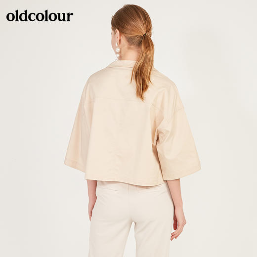 oldcolour春秋季百搭中袖衬衫女N13012309 商品图1