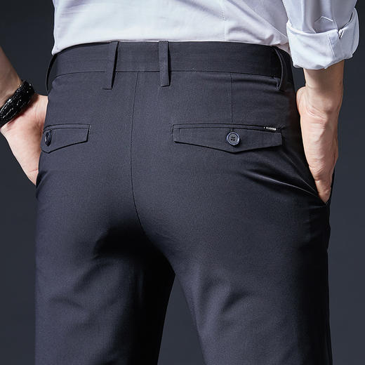 【服饰鞋包】秋季薄款休闲裤长裤男装修身直筒休闲西裤男士长裤子 商品图3