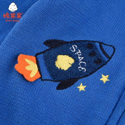 棉果果冬季男童对开毛衫M412161221716 商品图2