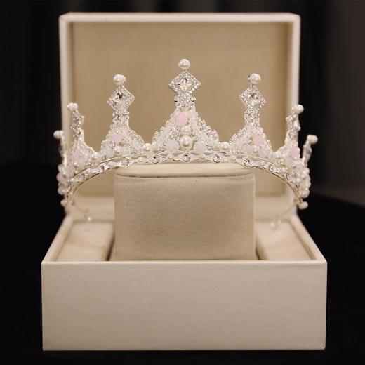 皇冠头饰过生日小公主学生成人礼超仙女圆形黑色18岁王冠新娘结婚 商品图8