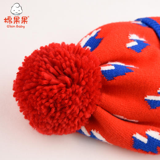 棉果果冬季新品男童闪电毛线帽M414400521748 商品图2