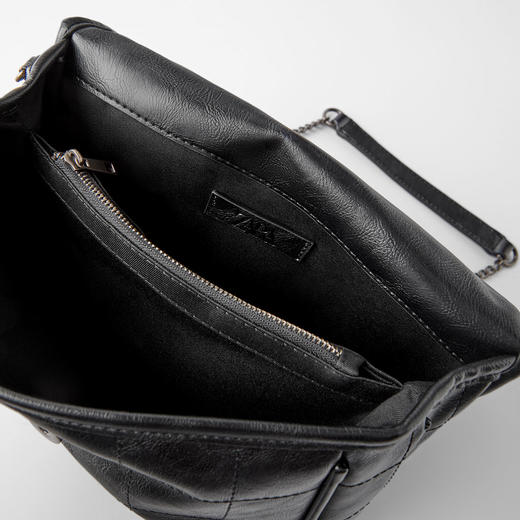 ZARA女包新款黑色白色流浪包双肩包 百搭大容量链条包时尚单肩手提斜挎包 商品图3