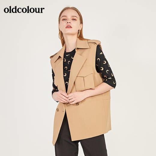 oldcolour秋季时尚百搭马夹女N12032230 商品图3