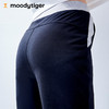 moodytiger女童运动裤2021冬季新款纯色透气高弹力宽松休闲长裤M12211310 商品缩略图7
