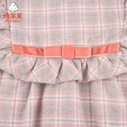 棉果果冬季女童挂里背心连衣裙M422702421728 商品图5