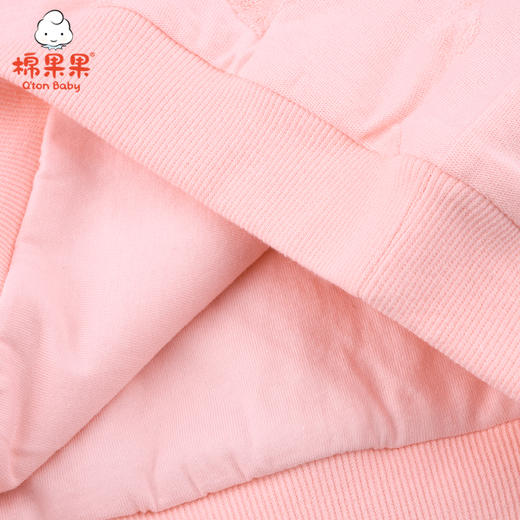 棉果果冬季女童提花夹棉卫衣M422180821724 商品图4