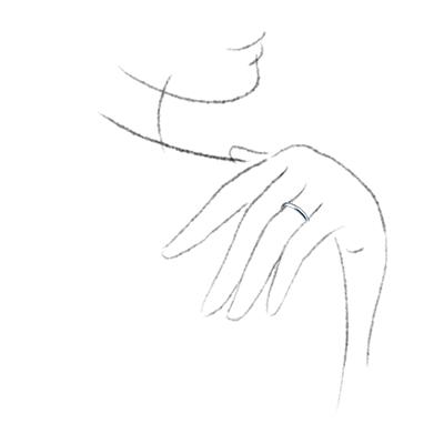 ROSEONLY 玫瑰珠宝 - 经典永续  恒心-18K白金-中型对戒 商品图2