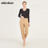 oldcolour春季简约修身显瘦气质百搭休闲九分小西裤女N12073235 商品缩略图4