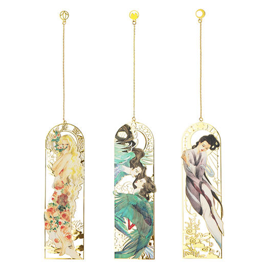 博物文创 神来之笔金属书签 精致神话镂空礼品实用质感美学精美 商品图4