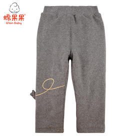 棉果果冬季女童路路加氨棉磨毛夹棉针织打底裤M422206821739