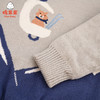 棉果果冬季男童拼色套头挂里毛衣M412160521675 商品缩略图3