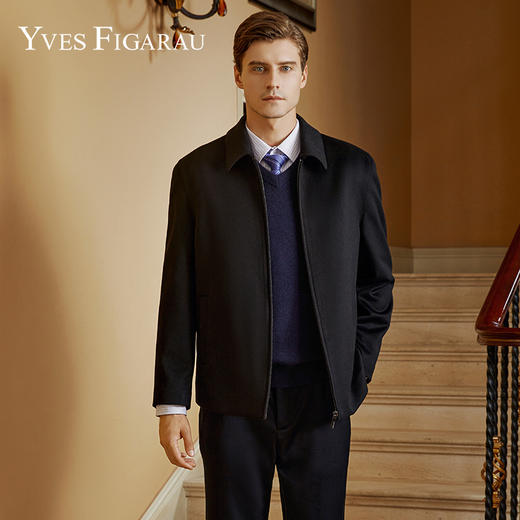 YvesFigarau伊夫·费嘉罗秋冬男士简约舒适透气茄克921950 商品图0