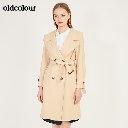 oldcolour秋季百搭风衣外套女N11047115 商品图0