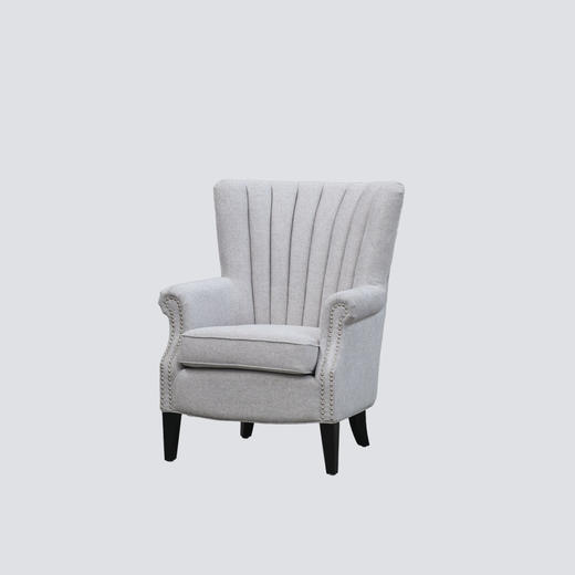 NS家居nsfurniture软包布艺单人沙发休闲椅NSCC-2221 KD 商品图1