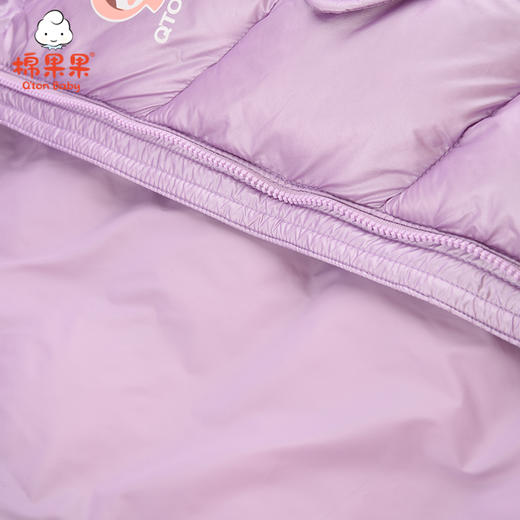 棉果果冬季女童茧型连帽羽绒服M422102921698 商品图3