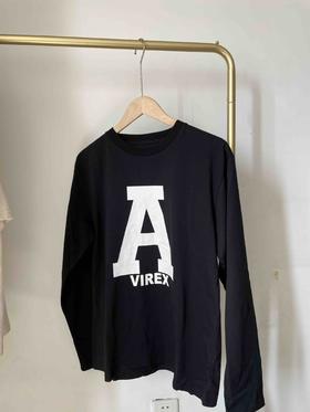 AVIREX -秋季长袖字母男款休闲Ｔ恤 三色正价400左右