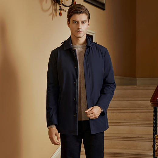 YvesFigarau伊夫·费嘉罗冬季厚款商务休闲时尚保暖短款羽绒服924217 商品图2