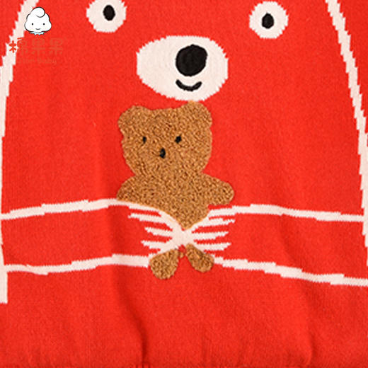 棉果果冬季男童小熊套头挂里毛衣M412160521676 商品图4