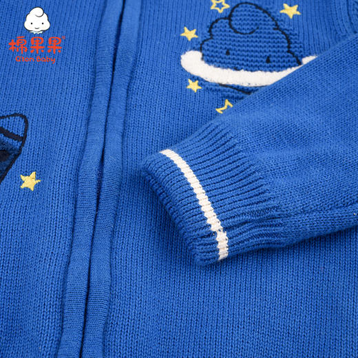 棉果果冬季男童对开毛衫M412161221716 商品图3