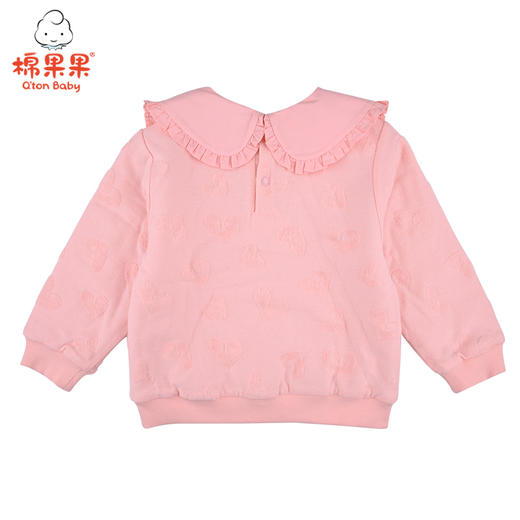 棉果果冬季女童提花夹棉卫衣M422180821724 商品图2