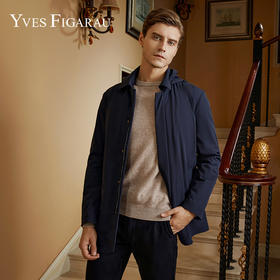 YvesFigarau伊夫·费嘉罗冬季厚款商务休闲时尚保暖短款羽绒服924217