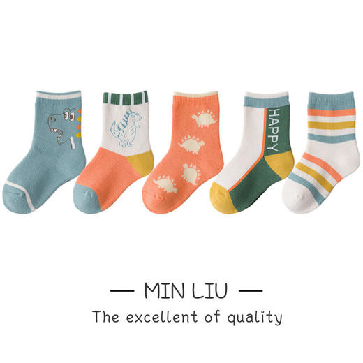 【暖暖的包裹感】冬季儿童袜子毛圈加厚中筒袜卡通棉袜男女童保暖运动袜子 商品图11