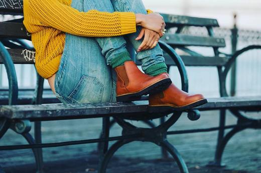 限时特价——葡萄牙原产手工制作高品质超舒适男士皮靴黄褐色M2170（超轻款） 商品图8