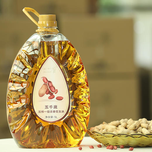 压榨一级浓香花生油5L 商品图3