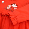 棉果果冬季女童中国风节日 红色 女宝裙子连衣裙M422700221693 商品缩略图4
