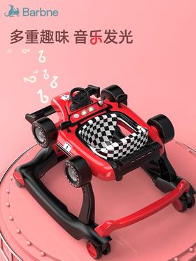 巴巴泥婴儿学步车防O形腿