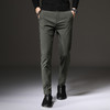 【服饰鞋包】休闲裤秋季男士韩版修身直筒长裤青年时尚弹力小脚商务裤子男 商品缩略图2