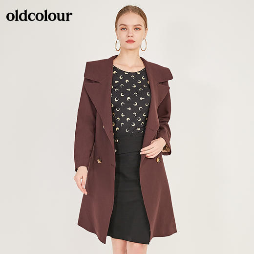 oldcolour秋季百搭风衣外套女N11047115 商品图2