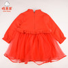 棉果果冬季女童中国风节日 红色 女宝裙子连衣裙M422700221693 商品缩略图2